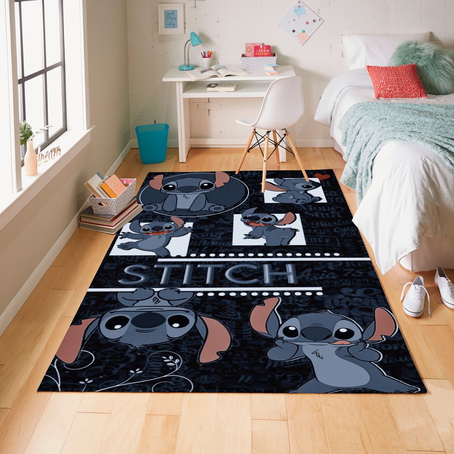Disney Stitch And Lilo Rug Stitch And Lilo Angle Rectangle Etsy