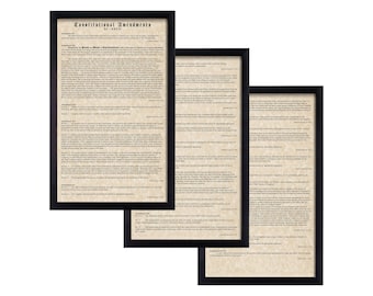 Framed Constitutional Amendments 11-27 • More Legible Font