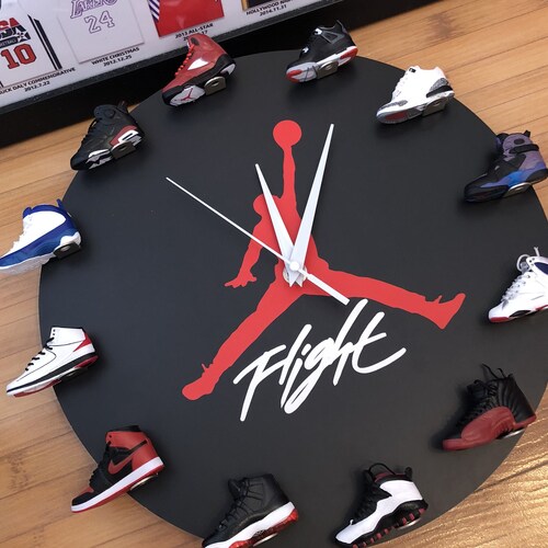 3d sneaker clock