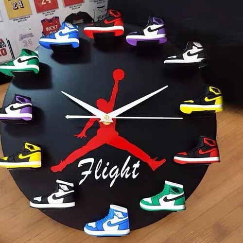 3d sneaker clock