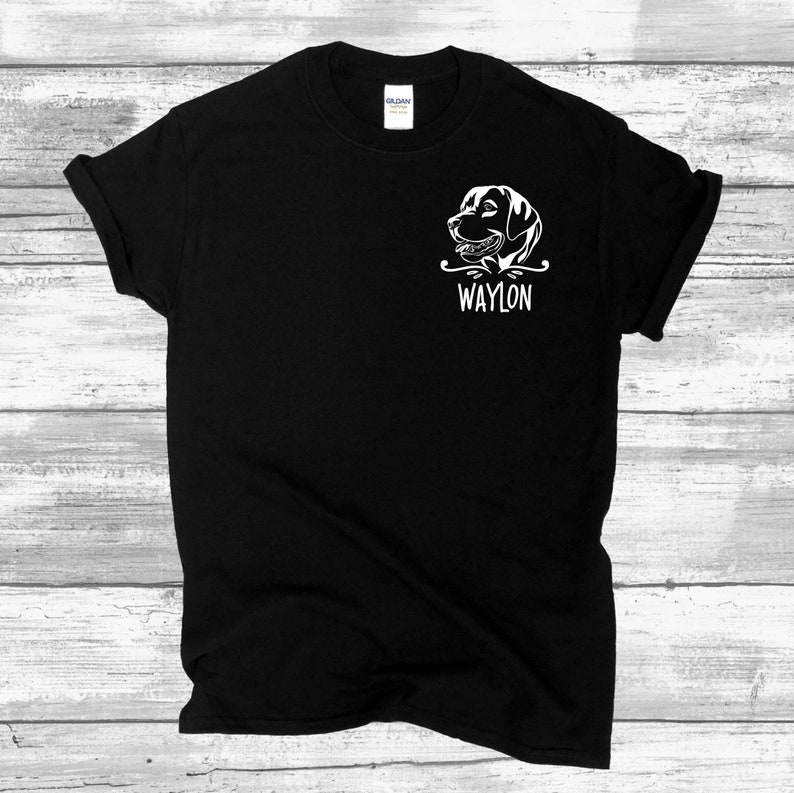 Custom Dog Name Shirt Gift For Dog Parents Dog Lovers Tee Shirt Gift For Dog Owner Personalized Dog T-Shirt Custom Gift For Dog Lovers
