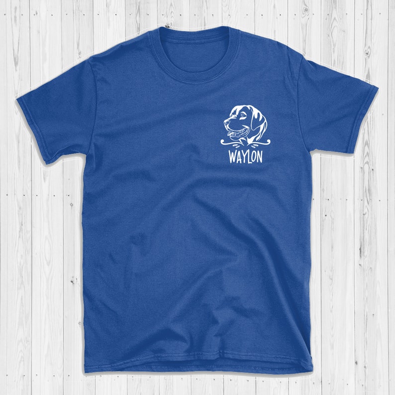 Custom Dog Name Shirt Gift For Dog Parents Dog Lovers Tee Shirt Gift For Dog Owner Personalized Dog T-Shirt Custom Gift For Dog Lovers