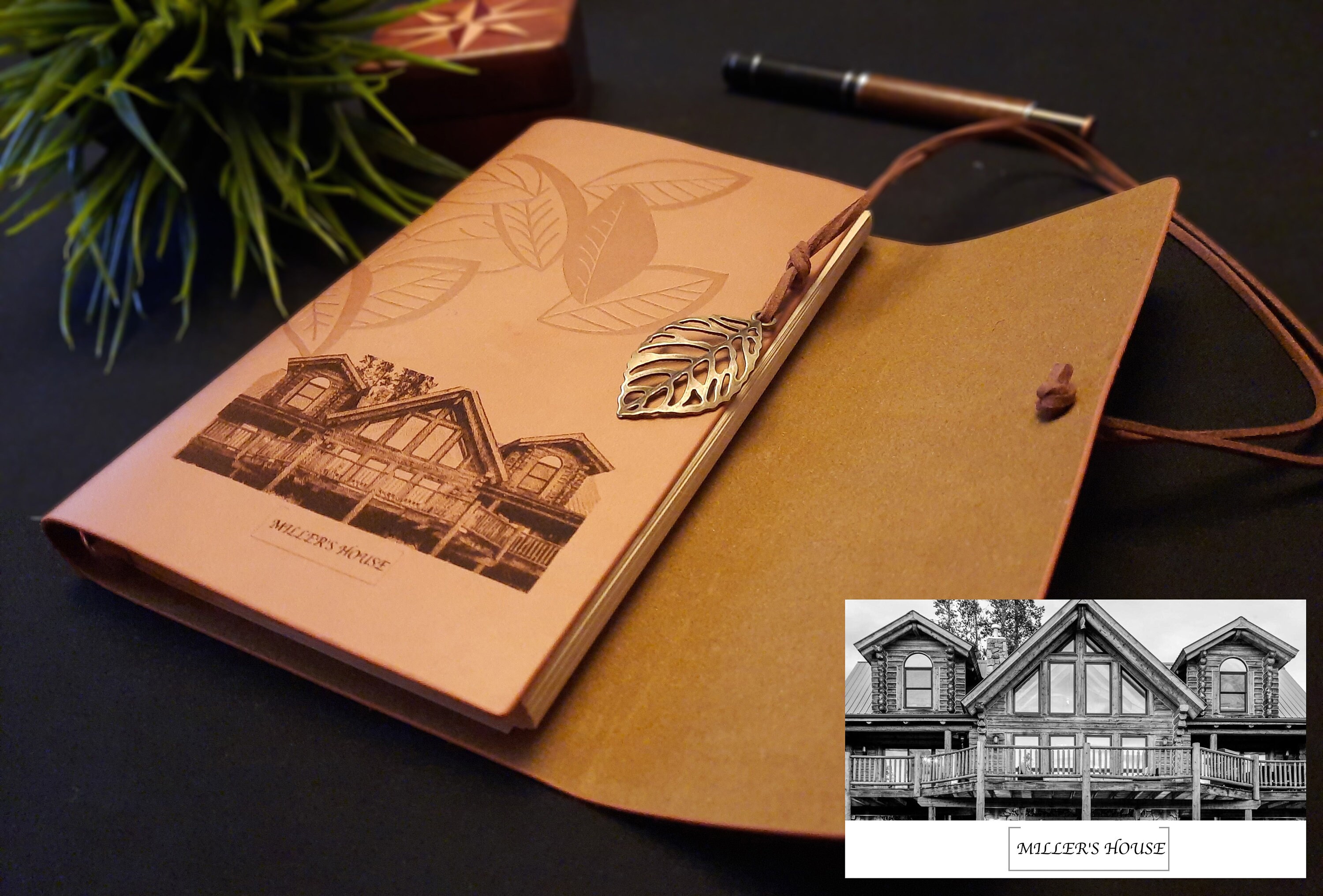 Journal PERSONNALISÉ Vegan Leather Journal Vegan Leather Etsy