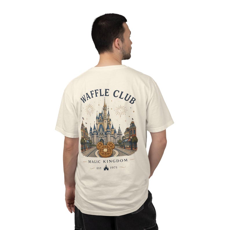 Waffle Club Mickey Waffel-T-Shirt | Shirt Bild 2
