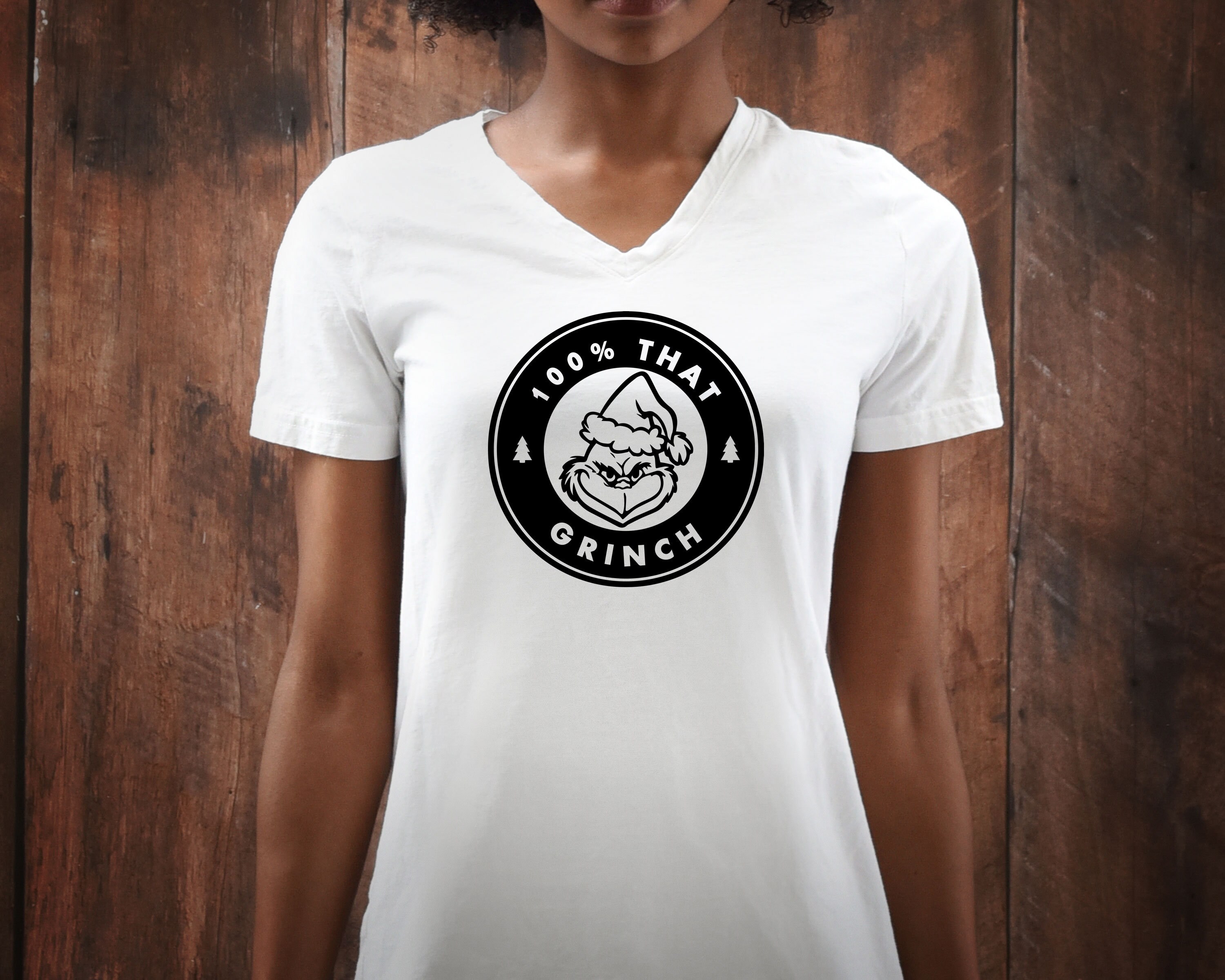black grinch t shirt