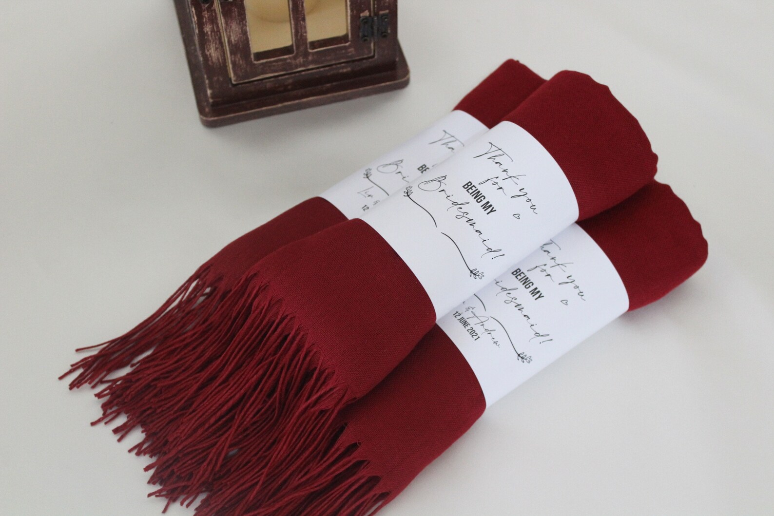 burgundy pashmina for wedding