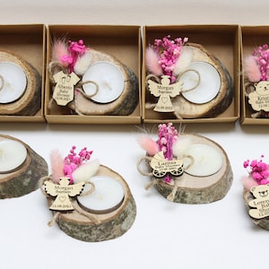 Handmade Baby Shower Candle Favors | Birthday Bulk Favors | Baptism Candle Bulk Favors | Unique Favors | Tealight Holders | Thank You Favors