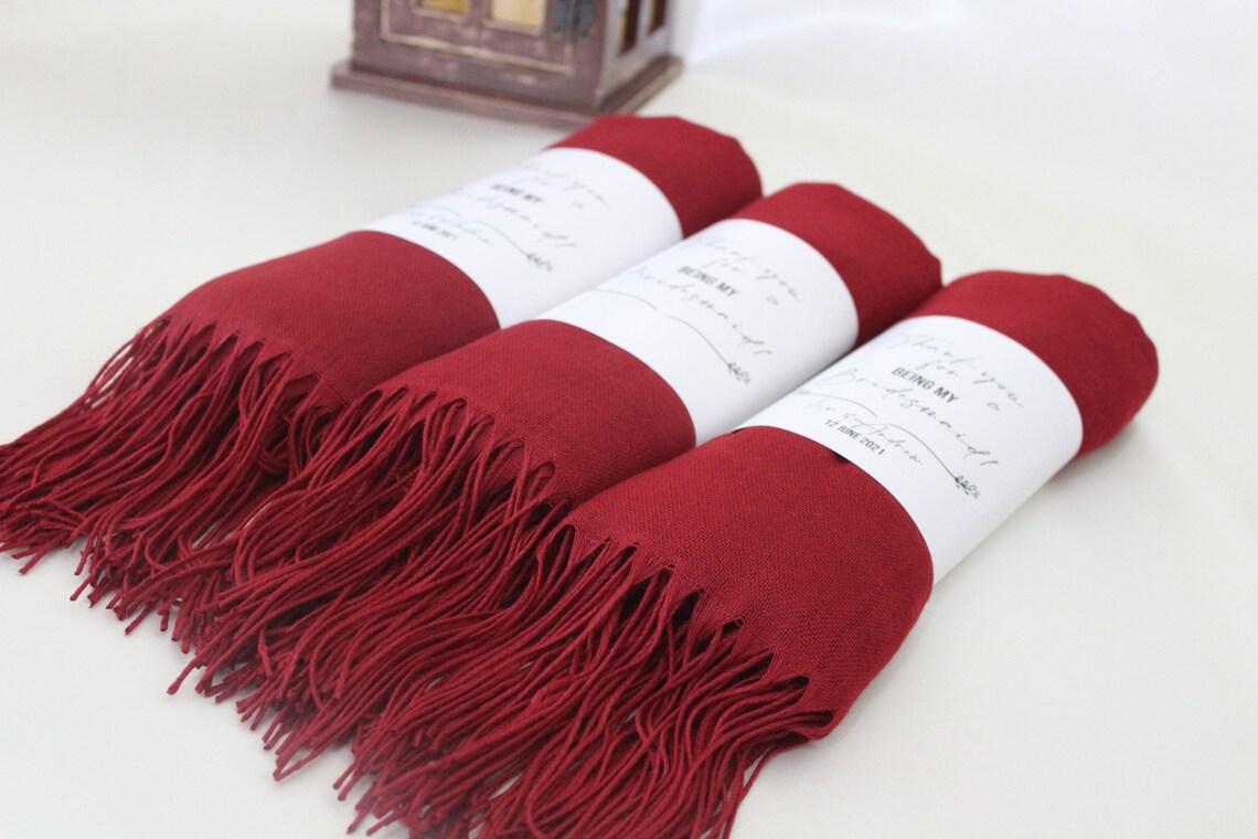 burgundy pashmina for wedding