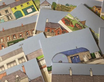 Cartes de vœux pour créer votre propre village de papier