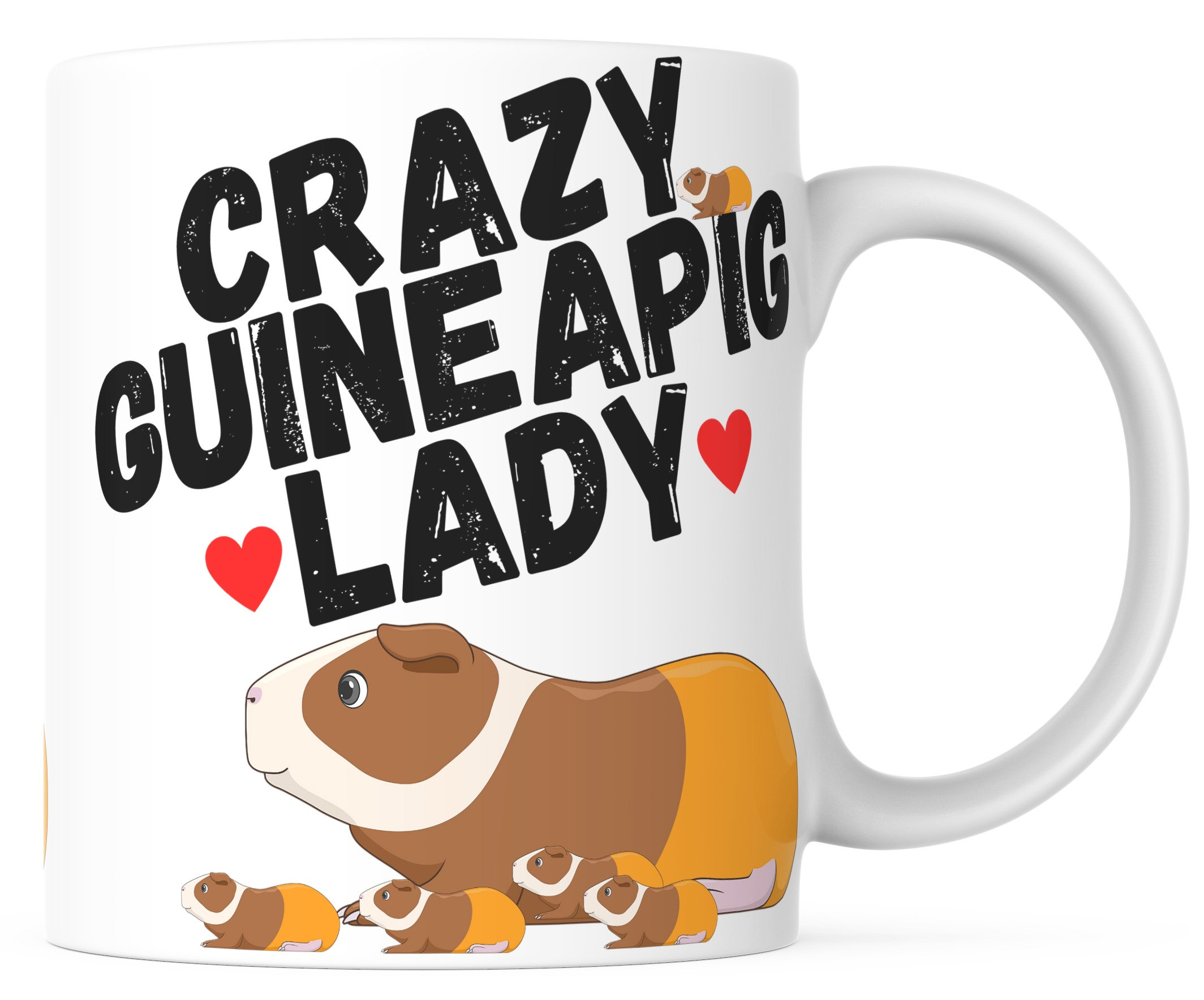 Guinea Pig Mug Gift Novelty Birthday Present Crazy Guinea Etsy