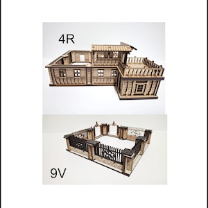 Zombicide Vivo ou Morto-Vivo (Diorama para a peça de jogo 4R e 9V)