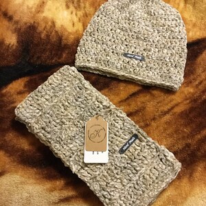 Handmade Crochet Hat & Scarf/Velvety