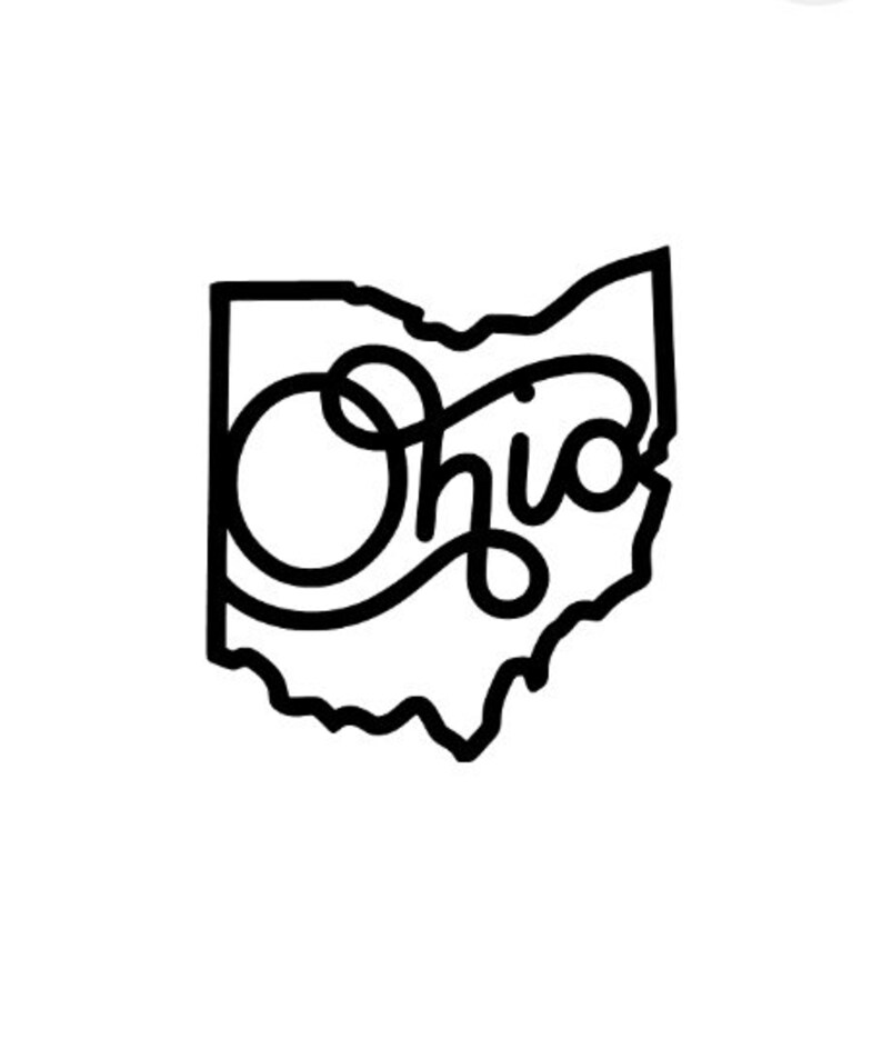 Ohio Cursive Ohio SVG Digital File, Digital Cut File, JPEG, PNG - Etsy