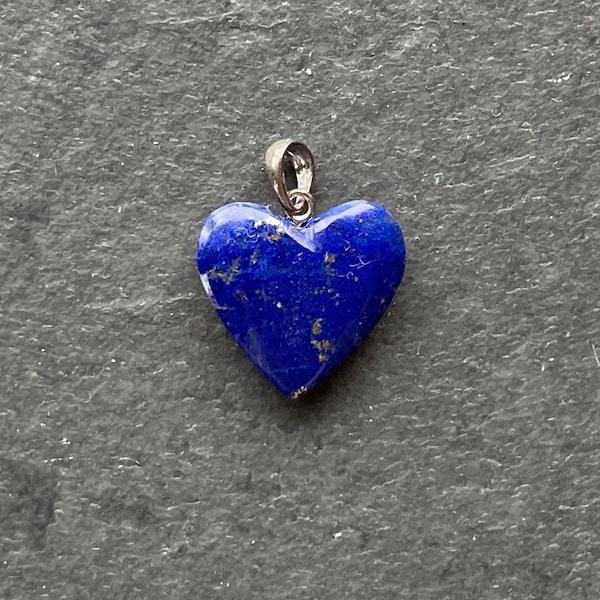 Mini Lapis Lazuli Herz aus Afghanistan