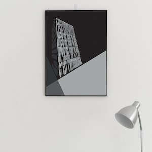 La Haine Cita de la película francesa Jusqu'ici Tout Va Bien Diseño Película Cassel Kassovitz Cartel Arte de la pared Descargar gráfico digital imprimible regalo de arte!