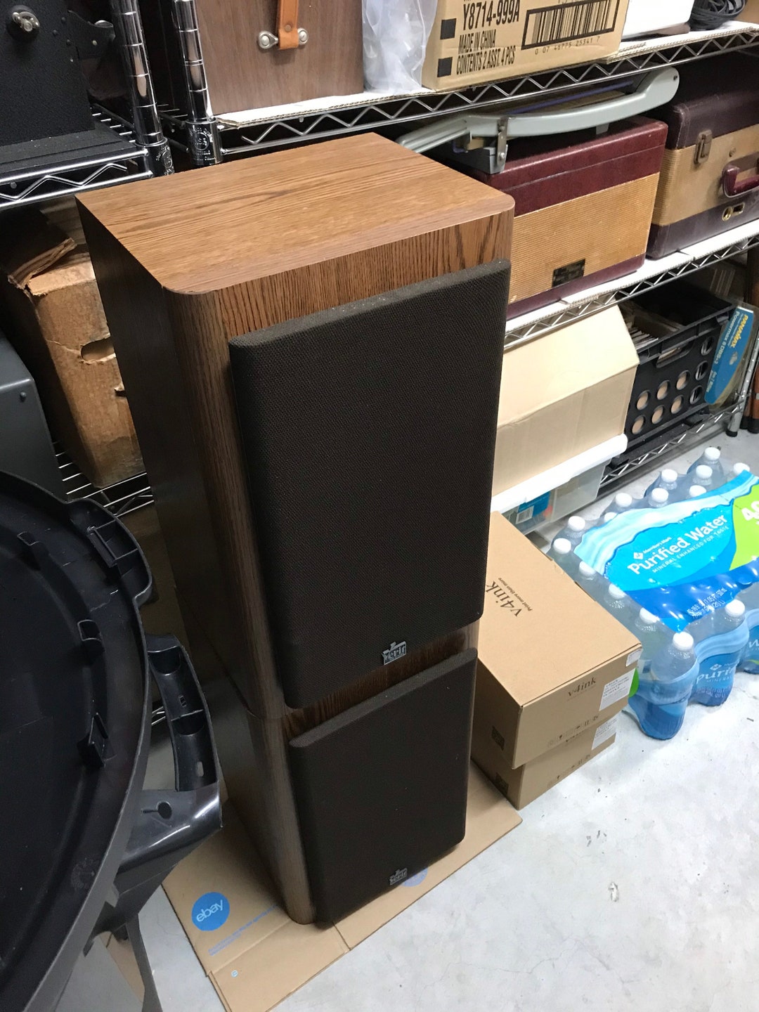 Retro 1980s (super Rare) Verit Bookshelf Speakers - Tested (free Local ...