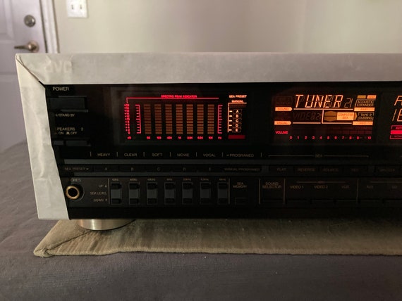 Retro 1987 JVC Receiver RX-950VBK Compu Link Remote With Original