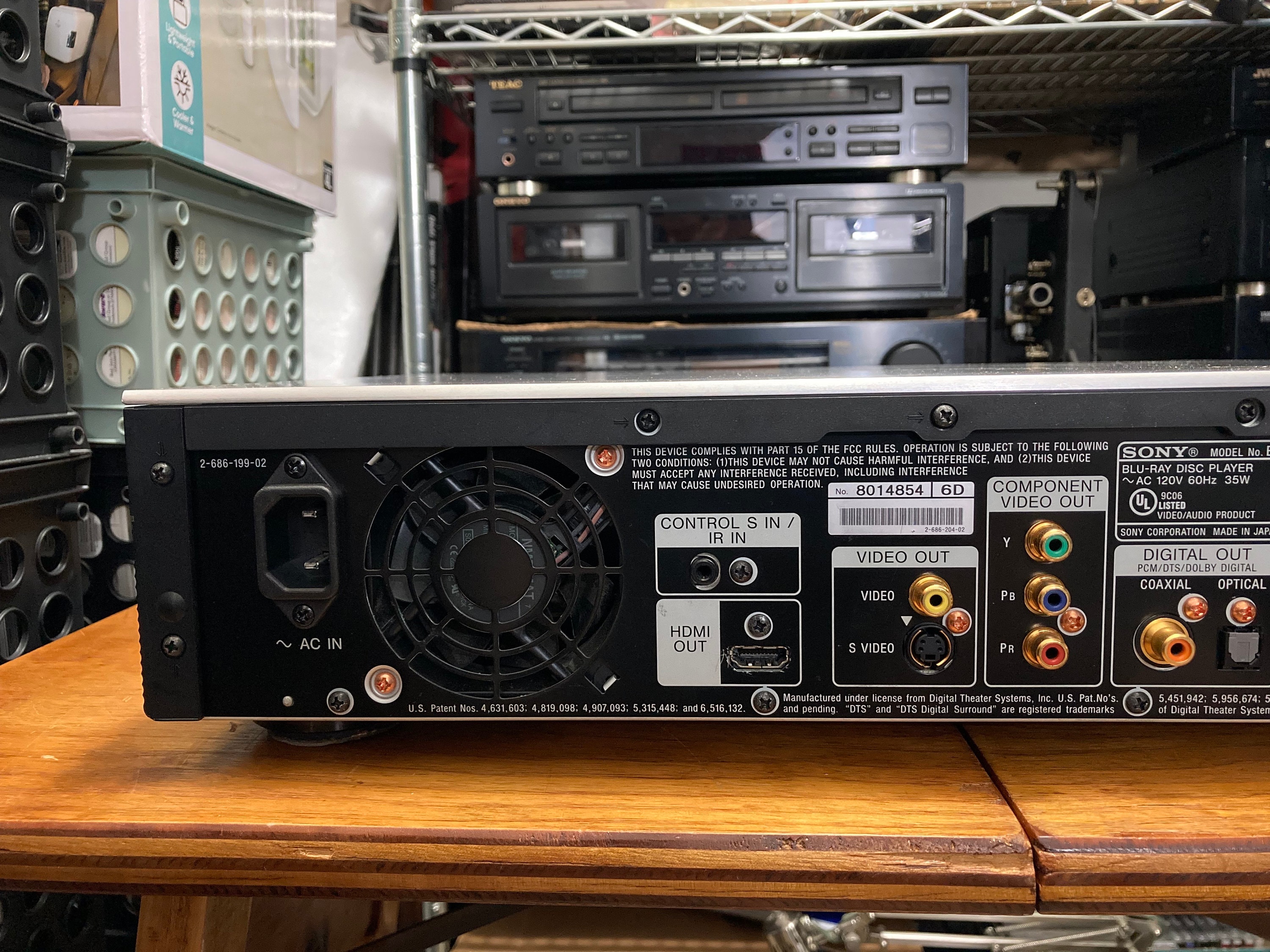 2006 Sony Blu-ray Disc Player Model BDP-S1 - Etsy