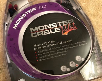 Monster Cable DJ Prolink 6ft 2m New Old Stock Never Opened