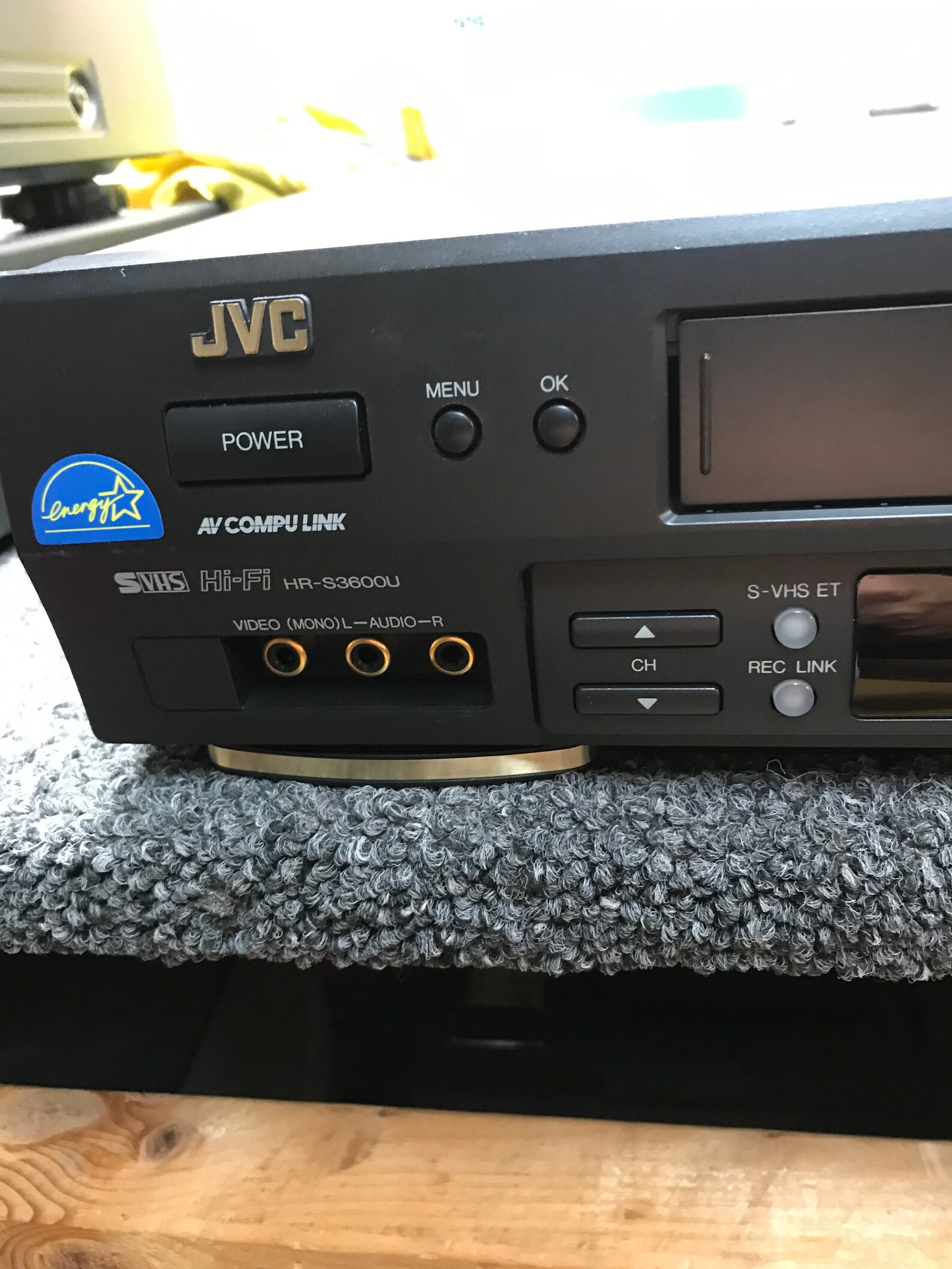 JVC hrs3600u Super Vhset VCR builtin Tuner With Remote Etsy