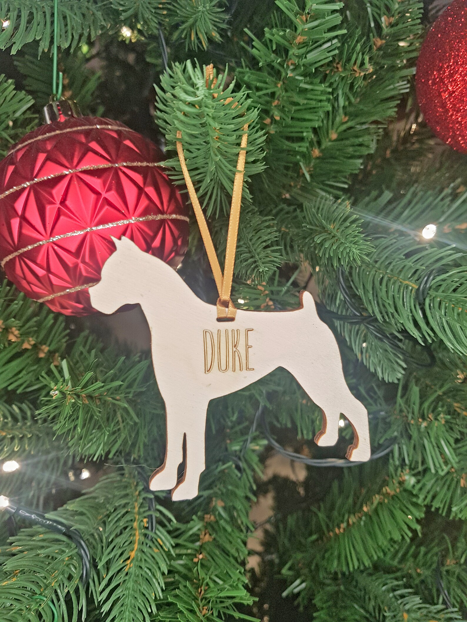 Personalised Dog Ornament Breed Specific Christmas 2020 Dogs Etsy