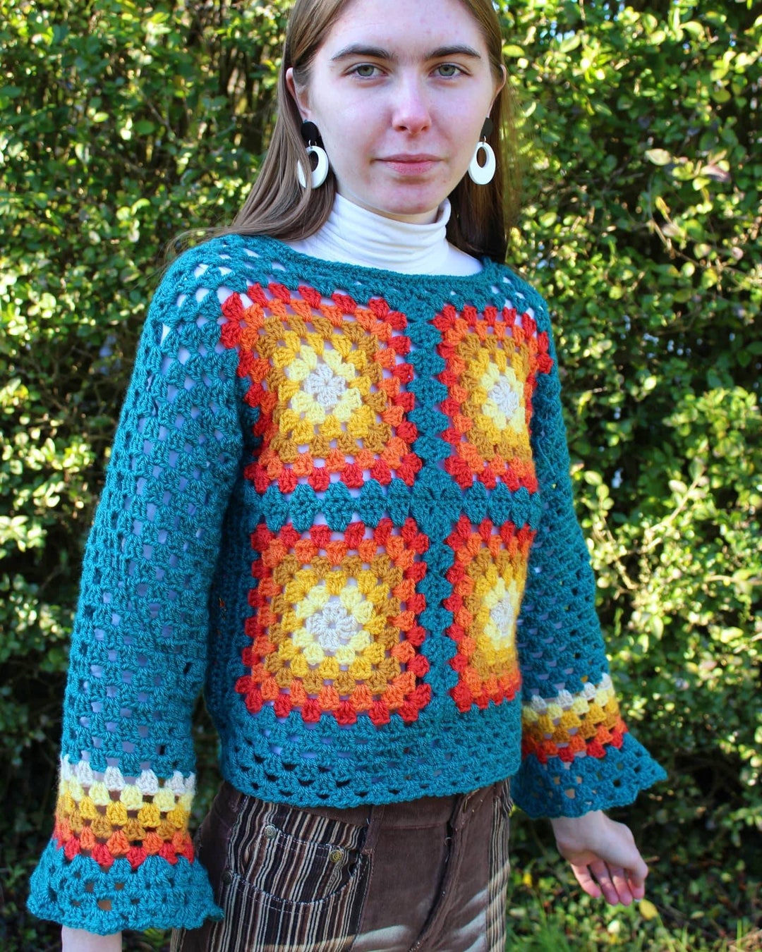 Layla CUSTOM Handmade Crochet Jumper 70s Retro Inspired Etsy Canada