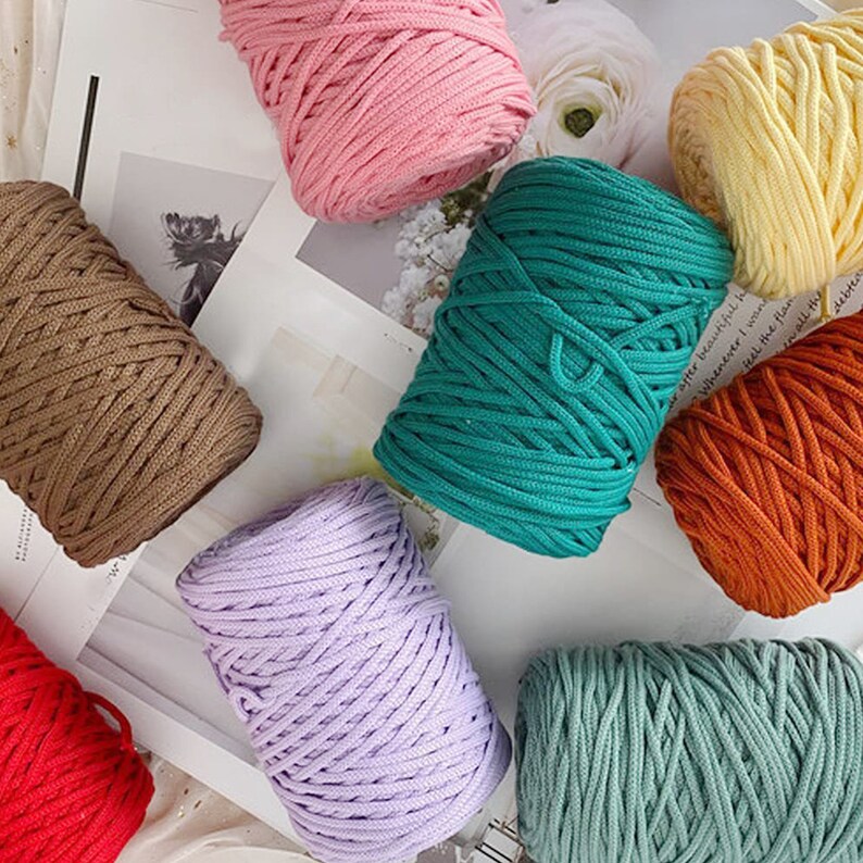 10yds Knit I-cord, French Knitted Cord, Knit Rope for Name Sign,knit ...