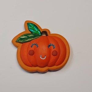 Pumpkin magnet. Fall magnet