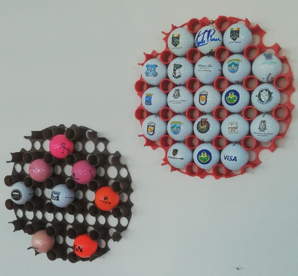 Soporte de pared para pelotas de golf | Etsy