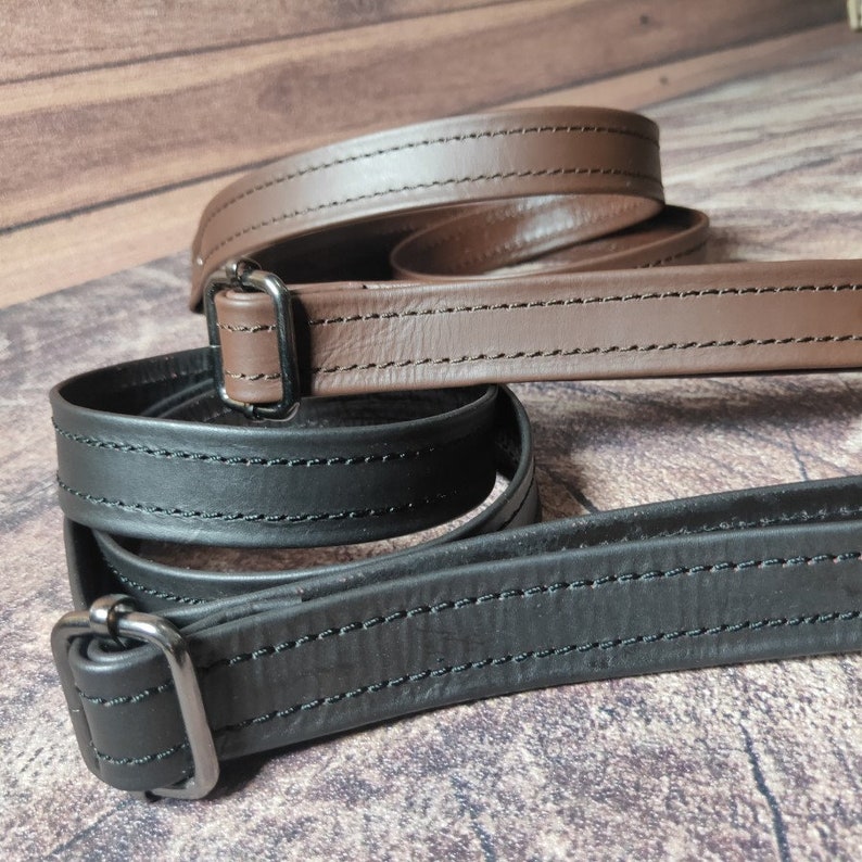 Leather Bag Strap Genuine Leather Cross Body Handle Leather Bag Handles Adjustable Handbag Strap Leather Handbag Strap with Best Quality