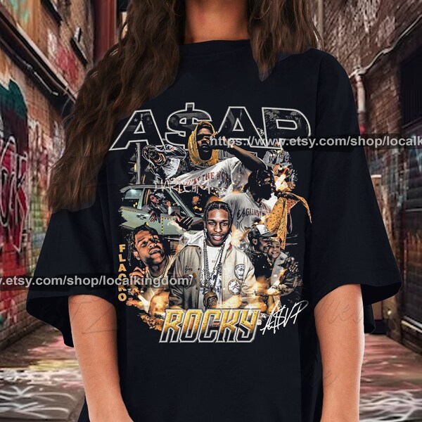 Limited Asap Rocky Vintage T-Shirt, Gift For Women and Man Unisex T-Shirt