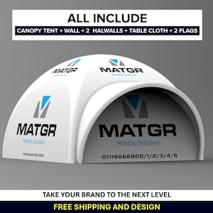 Custom Inflatable Canopy Tent 10x10 – FREE Personalized Tent design, Take Your Business to the Next Level with your Custom  Inflatable Tent!
