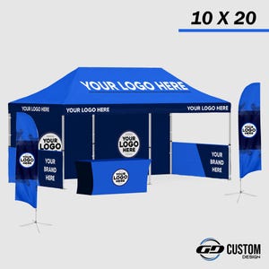 Custom Canopy Tent 10 x 20 – FREE Personalized design, Elevate Your Brand And Take Your Business to the Next Level!