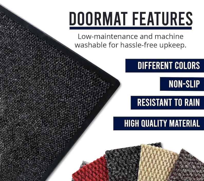 a carpet mat with different colors and textures