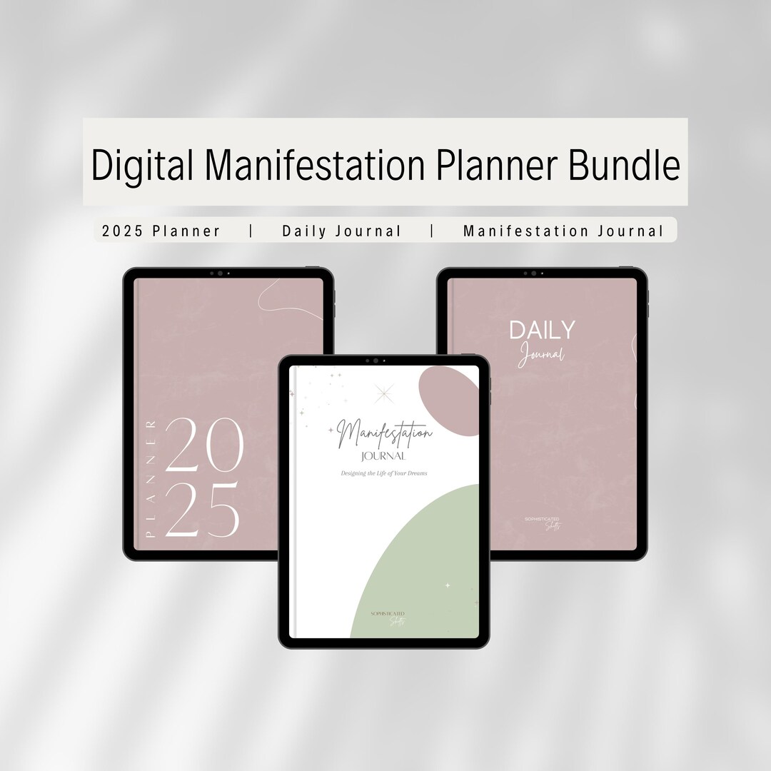 2025 Planner Bundle for Women: Digital Goodnotes & Notability, Complete ...