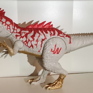 Rare Jurassic World Hybrid Rampage Indominus Rex Dinosaur Figure
