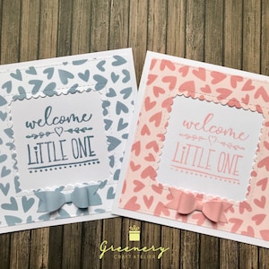 Biglietto "WELCOME LITTLE ONE" - modello C