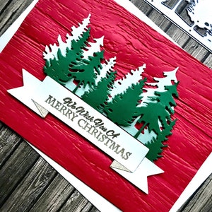 Biglietto “RED FOREST LODGE”, auguri di Natale, Merry Christmas card, biglietto buone feste, biglietto per regalo Natale, greetings card