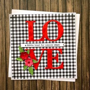 „BE MY VALENTINE“-Karte, Liebeskarte, Valentinstag, für Freunde, für Verliebte, I love you-Karte, Happy Valentine's Day