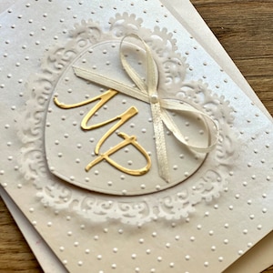 Carte de mariage personnalisée "WEDDING HEART", souhaits de mariage, carte de mariage, carte d'anniversaire, anniversaire d'or et d'argent