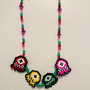 ¡Collar de perlas Cyclops de Subtronics! Kandi de EDM Rave