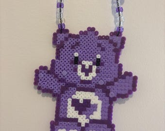Collier LED Perles Ours - Lumière Danse Rave Kandi - Neuf Avec Piles