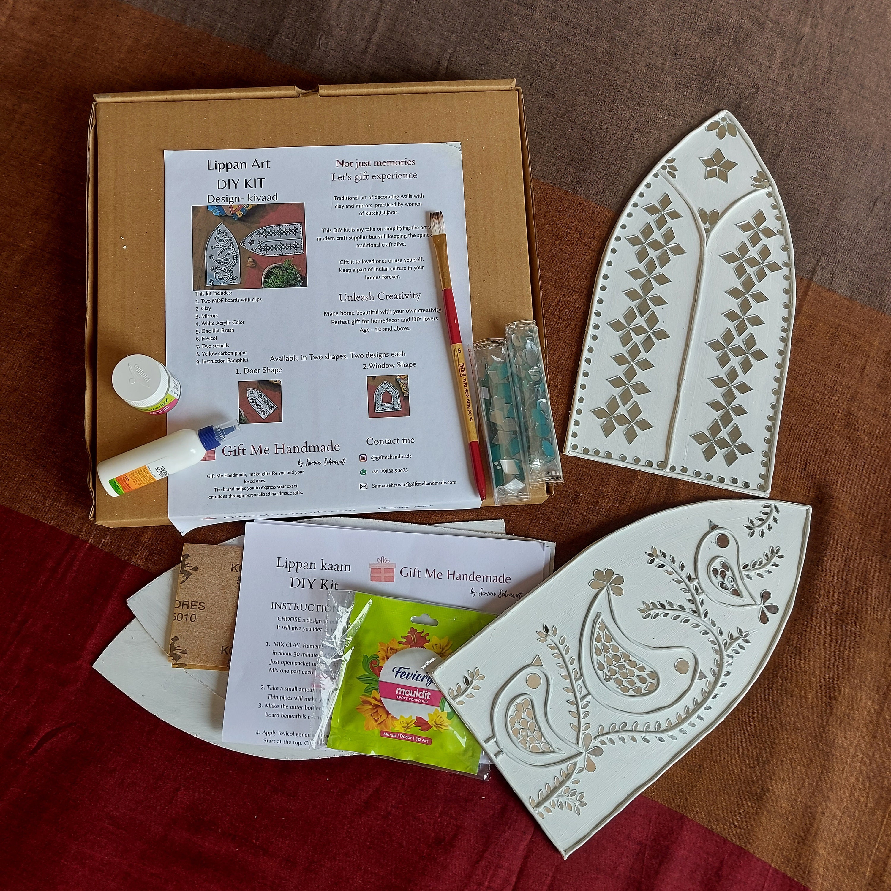 Buy Lippan Mudwork Art Kit & Materials, Mudwork Craft