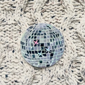 Holographic Classic Disco Ball Sticker Mirrorball Taylor Swift Groovy Aesthetic 3x3 in. image 1