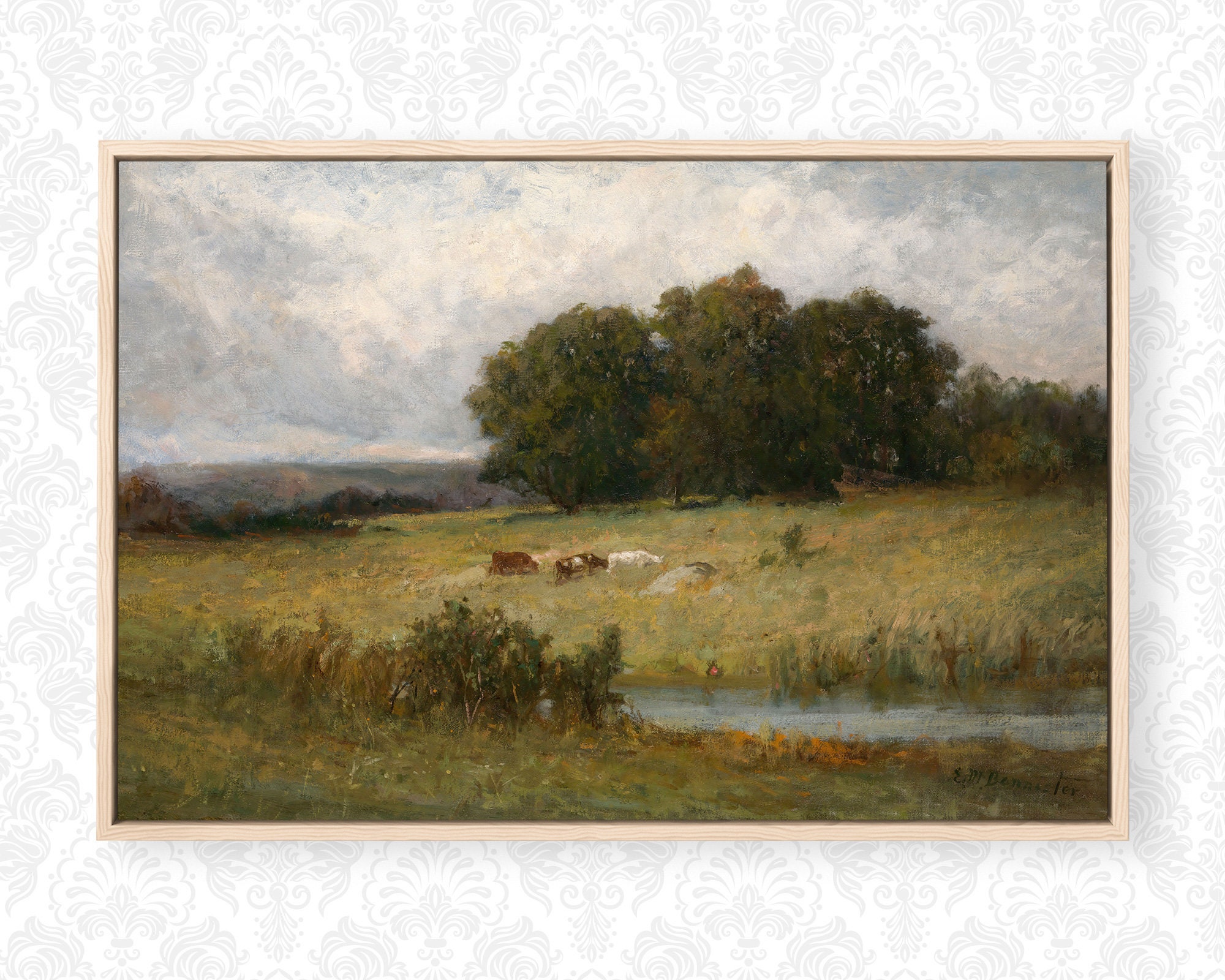 Natural Landscape Vintage Art Prints Printable Art Etsy