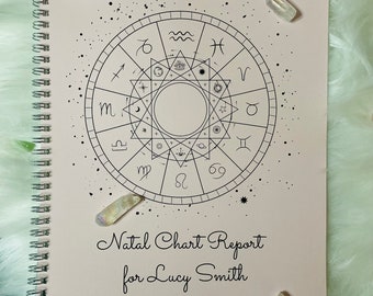 Full Birth Chart Report - Birthchart Astrology Report - Natal Chart Reading - Birth Chart Analysis - Birthday Gift