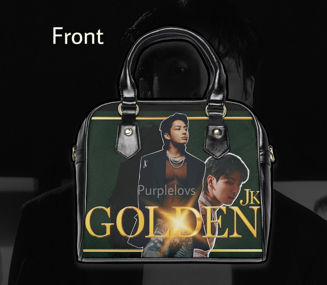 BTS JUNGKOOK Golden Shoulder Bag - A-KPOP