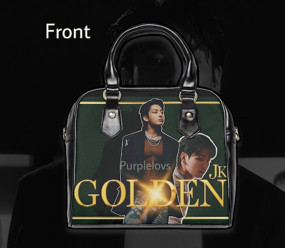 Jung Kook Golden Shoulder Handbag / Jk Shoulder Handbag - Etsy