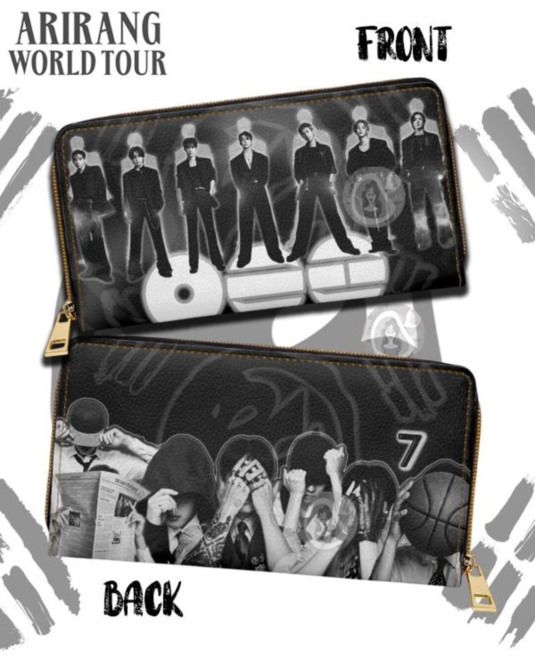 Ari-rang 0t7 Zipper Wallet - Etsy