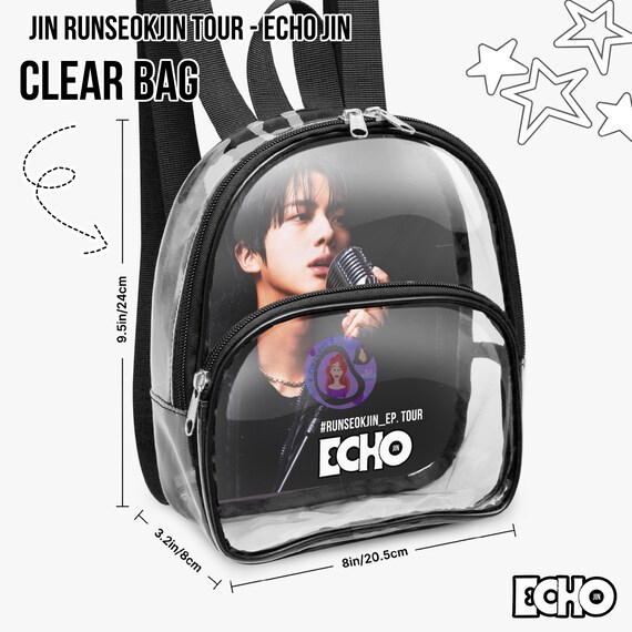 Jn TOUR - Clear Backpack Mini - Kpop Fans - Etsy